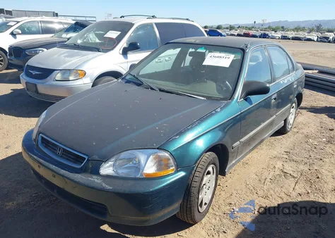 1996 Honda Civic Lx/Ex из США, поврежденный, VIN 2HGEJ6605TH503702